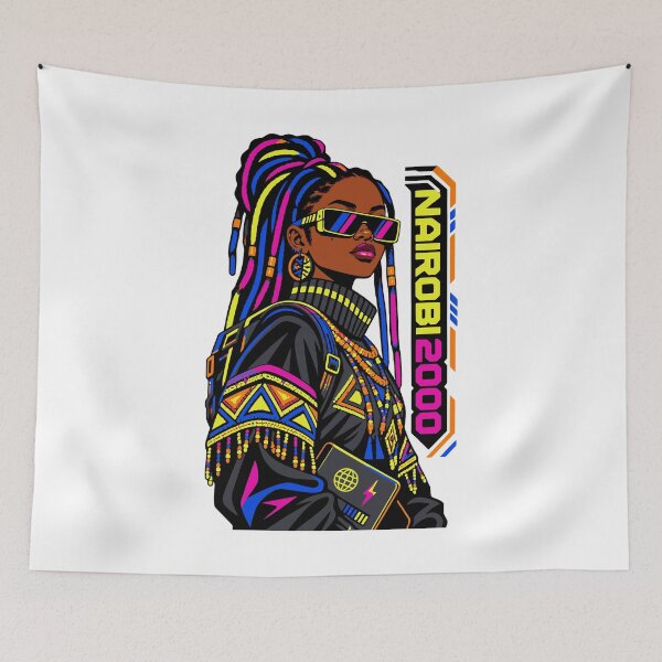 Item preview, Nairobi 2000 Y2K Cyberpunk Hacker Girl  designed and sold by RAS-77.