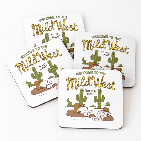 Item preview, Snoopy Welcome To The Mild West Cowboy Peanuts designed and sold by AdrianMis.