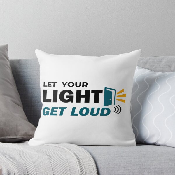Item preview, Let Your Light Get Loud – Motivational Typography with Open Door designed and sold by shaira6831.
