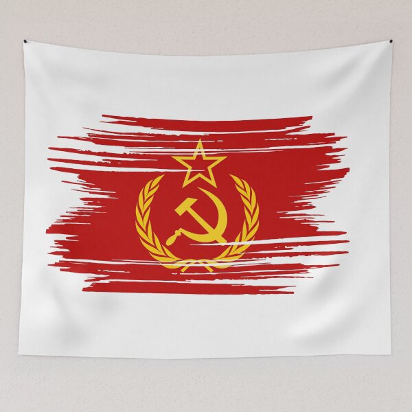 Item preview, Distressed Communism Flag designed and sold by shitpostee.