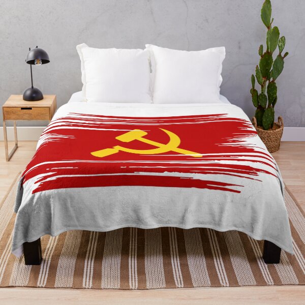 Item preview, Distressed Communist Flag designed and sold by shitpostee.