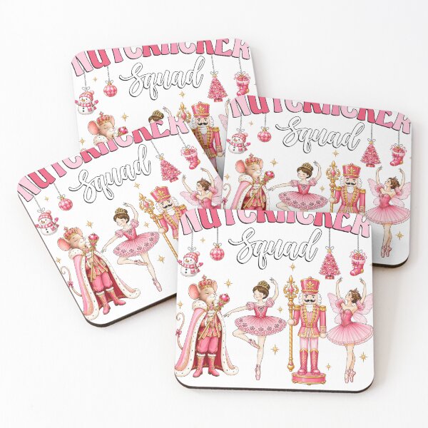 Item preview, Pink Preppy Nutcracker Squad Ballet Christmas designed and sold by varin-studio.