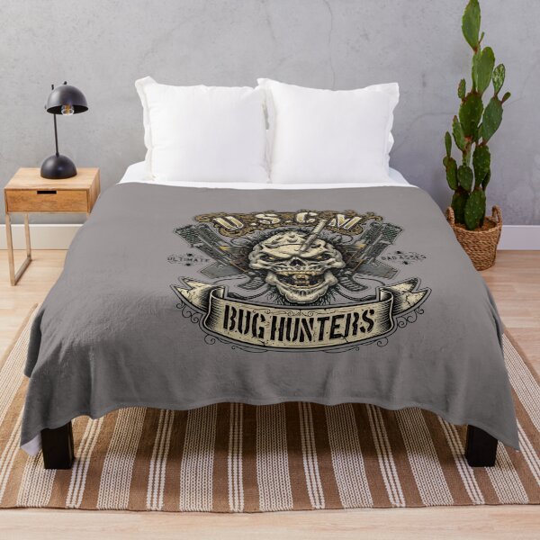 Item preview, USCM Bug Hunters Skull Pistols Emblem T-Shirt-75 designed and sold by BenjaminDrac.