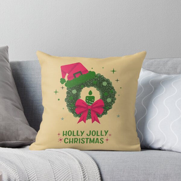 Item preview, Vintage Christmas Wreath | Holly Jolly Christmas Design designed and sold by ArtbyAfroditi.