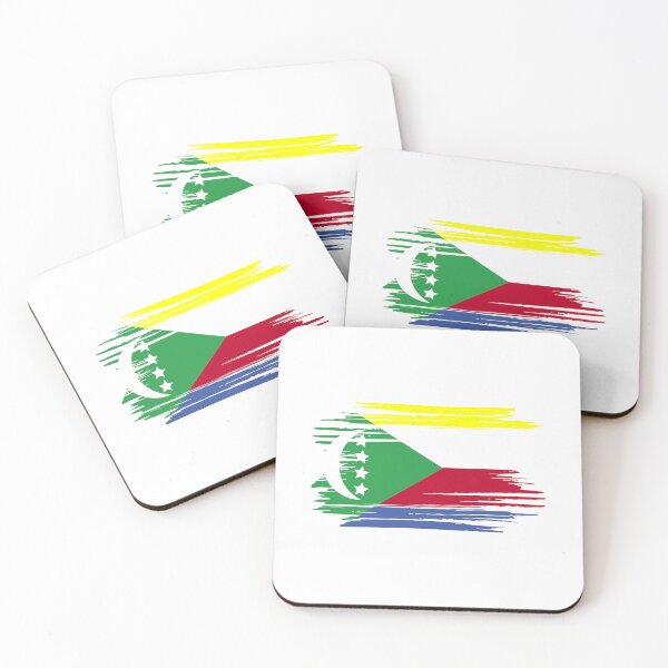 Item preview, Distressed Comoros Flag KM designed and sold by shitpostee.