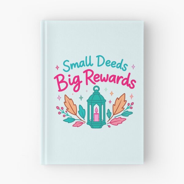 Item preview, Islamic Cozy Art Inspiration Small Deeds Big Rewards designed and sold by Ink Ripple Whispers.