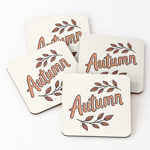 Item preview, Autumn Vibes Fall Leaves Cute Typography Lettering Art designed and sold by Ink Ripple Whispers.