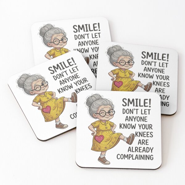 Item preview, Funny Sarcastic Grandma Knees Complaining Witty Senior Humor Gift designed and sold by raedattia.