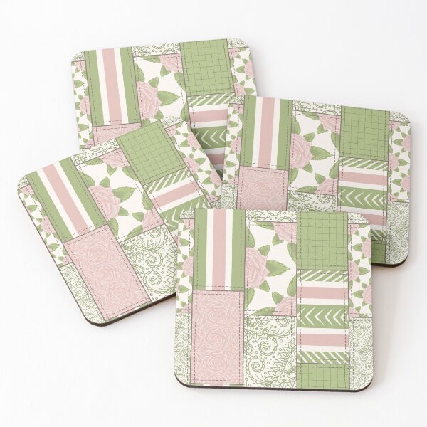 Item preview, Cottage garden patchwork revival designed and sold by Bonny-Shatwell.