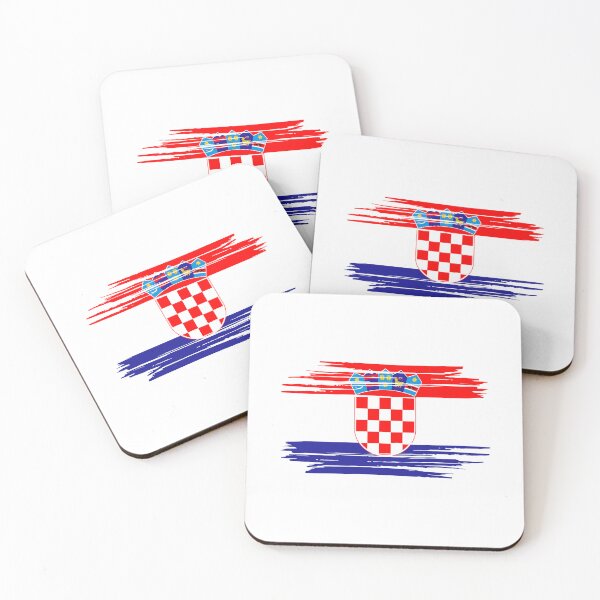 Item preview, Distressed Croatia Flag HR designed and sold by shitpostee.
