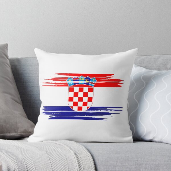 Item preview, Distressed Croatia Flag HR designed and sold by shitpostee.