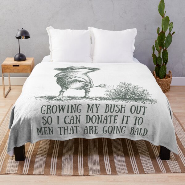 Item preview, Growing My Bush Out Funny Frog Gardening Humor designed and sold by Angryblu3.