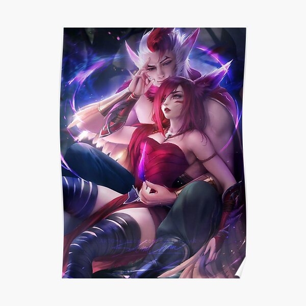 xayah posters redbubble redbubble