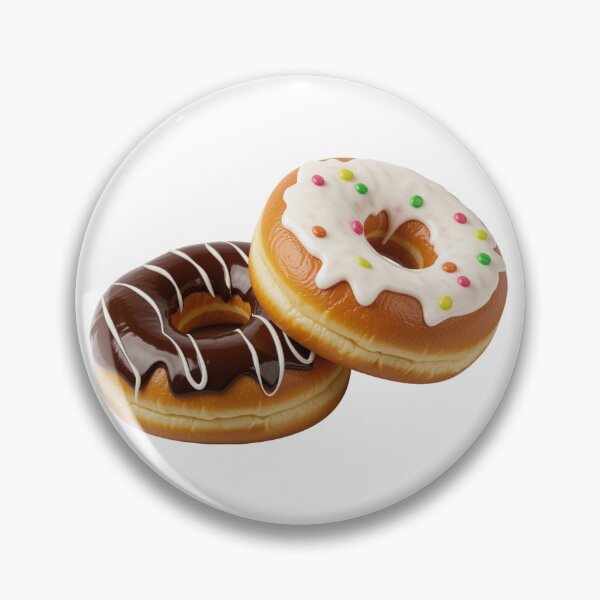 Item preview, Aesthetic Chocolate and Vanilla Glazed Donut designed and sold by deisgnsbyshane.