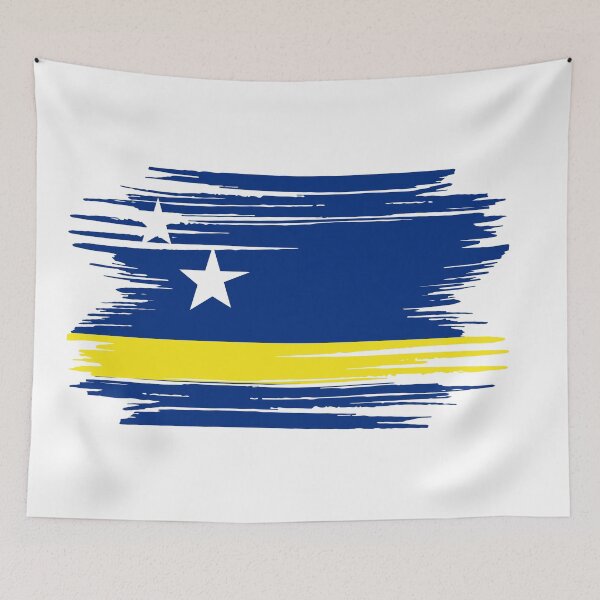 Item preview, Distressed Curaçao Flag CW designed and sold by shitpostee.