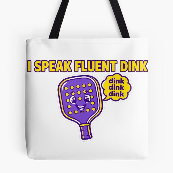 Item preview, I Speak Fluent Dink Pickleball Sticker designed and sold by Hearth & Hue.