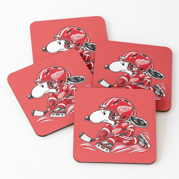 Item preview, Detroit Red Wings Ice Hockey Funny Snoopy Player designed and sold by Maryjane Jadiel.