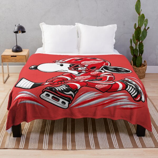 Item preview, Detroit Red Wings Ice Hockey Funny Snoopy Player designed and sold by Maryjane Jadiel.