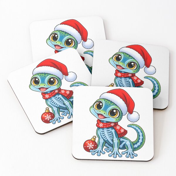 Item preview, Cute Christmas X-Ray Gecko – Exotic Animal Vet Tech Holiday Gift designed and sold by Bettybee00.