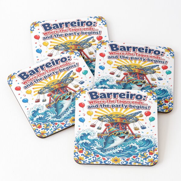 Item preview, Barreiro Where The Tagus Ends And The Party Begins Portugal T-Shirt designed and sold by Sushikidsntoddlers.