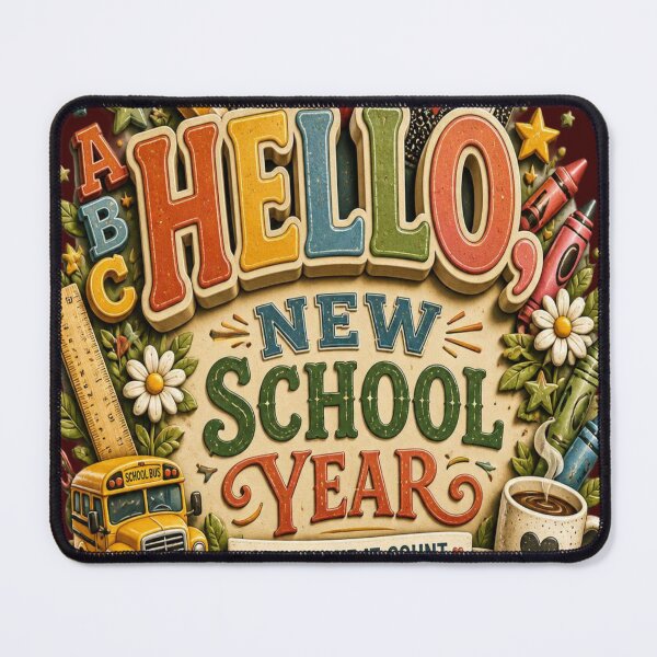 Item preview, Hello New School Year Let's Make It Count Elementary Teacher 2026 designed and sold by mo-carnival.