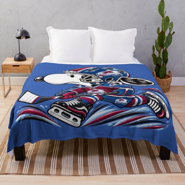 Item preview, Colorado Avalanche Ice Hockey Funny Snoopy Player designed and sold by Maryjane Jadiel.