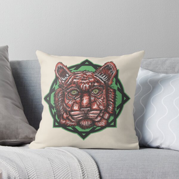 Item preview, Tiger Portrait | Graphic Wildlife Art | Animal Illustration designed and sold by Half Mess.
