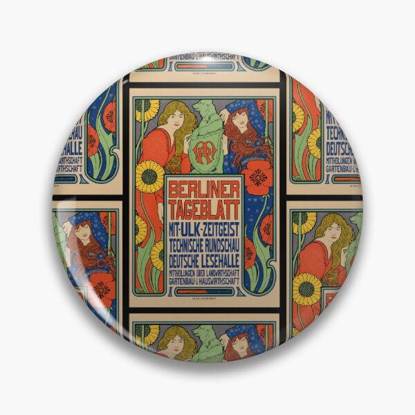 Item preview, Berliner Tageblatt Lilien 1899 designed and sold by artofuniverse.