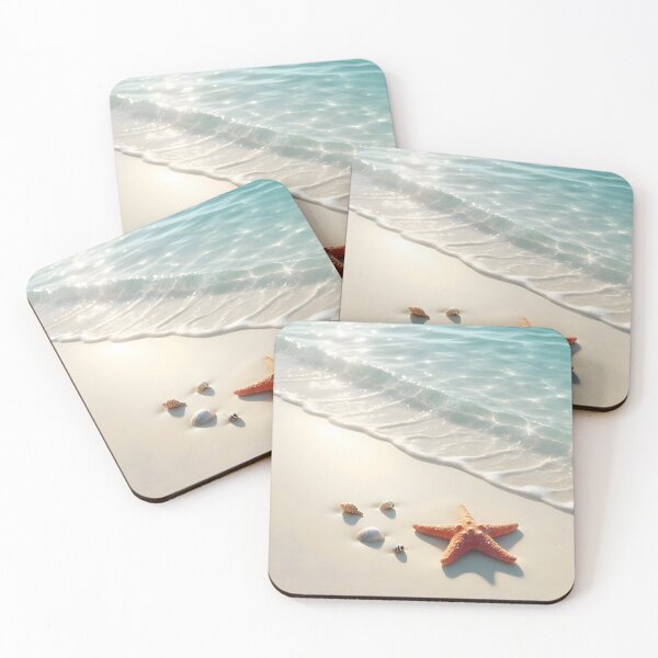 Item preview, Seashells on Tropical White Sand Beach designed and sold by Sybille-Yates.