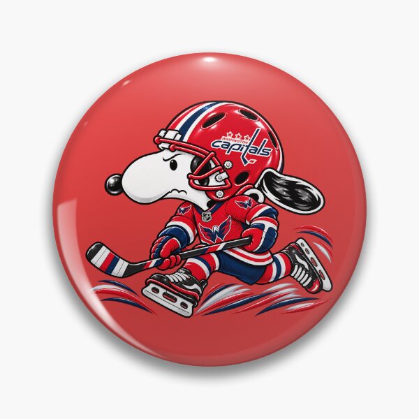 Item preview, Washington Capitals Ice Hockey Funny Snoopy Player designed and sold by Maryjane Jadiel.