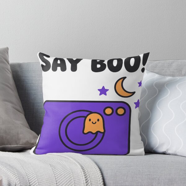 Item preview, Say Boo Cute Haunted Camera Halloween Tee designed and sold by A Light Worker.