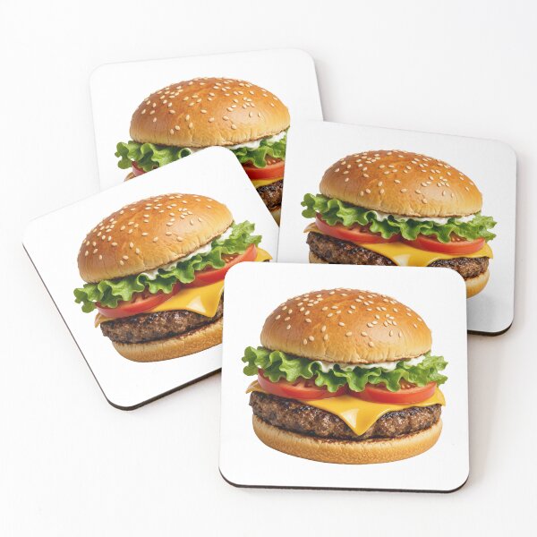 Item preview, Juicy Beef Cheeseburger With Sesame Seed Bun designed and sold by deisgnsbyshane.