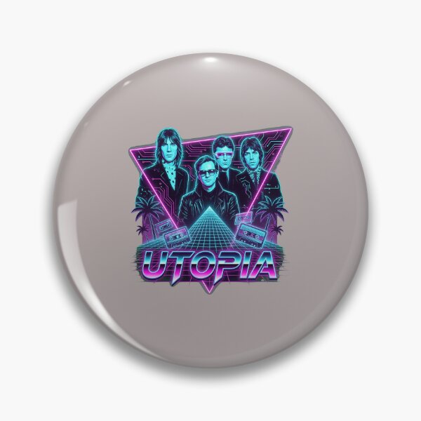 Item preview, Utopia Band Graphic Retro Style Artwork-18 designed and sold by JoelNon.