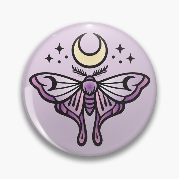 Item preview, Celestial Moth Crescent Moon Celestial Witchy Gothic Aesthetic designed and sold by BrownHorse90s.
