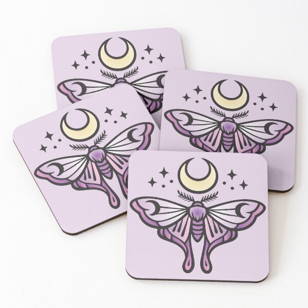 Item preview, Celestial Moth Crescent Moon Celestial Witchy Gothic Aesthetic designed and sold by BrownHorse90s.