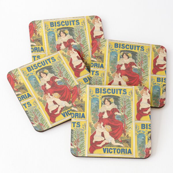 Item preview, Biscuits Victoria Belle Epoque Advertisement designed and sold by artofuniverse.