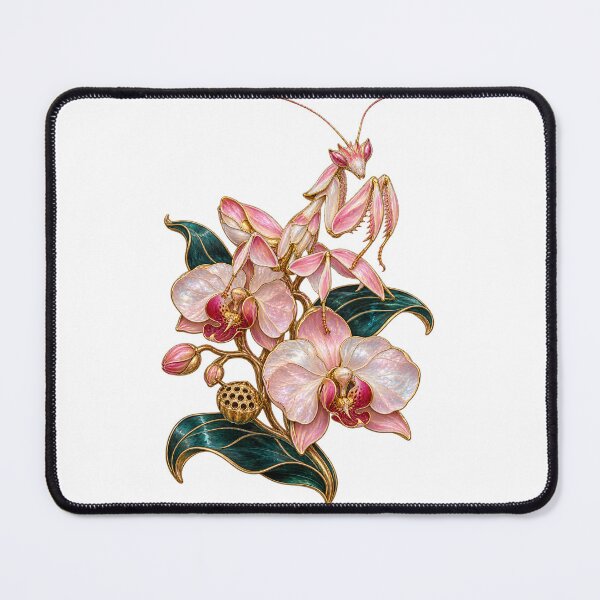 Item preview, Orchid Mantis Pink Botanical Cameo designed and sold by TeNovaStudio.