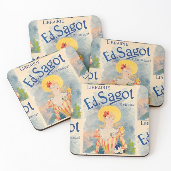 Item preview, Librairie Ed Sagot Cheret 1891 designed and sold by artofuniverse.