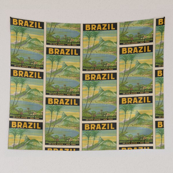 Item preview, Brazil Travel Bureau Rio Vista designed and sold by artofuniverse.
