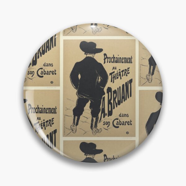 Item preview, Bruant Cabaret Theatre Toulouse Lautrec 1893 designed and sold by artofuniverse.