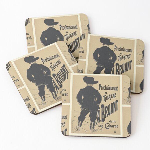 Item preview, Bruant Cabaret Theatre Toulouse Lautrec 1893 designed and sold by artofuniverse.