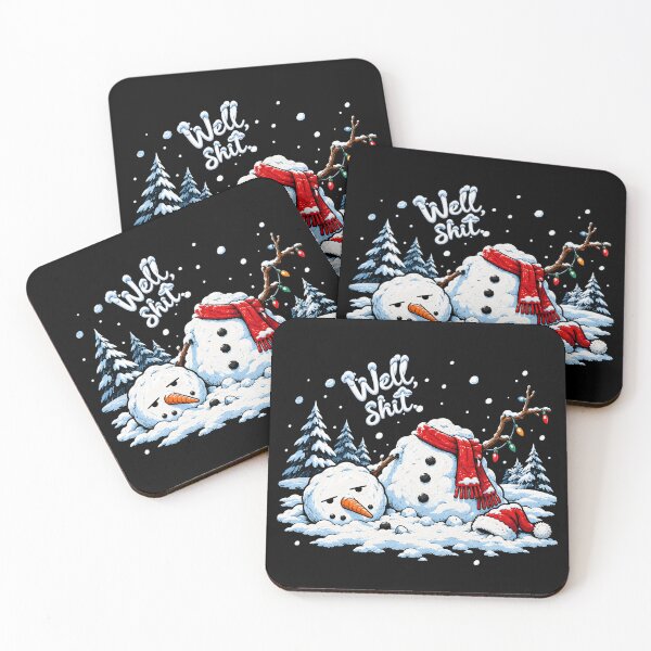 Item preview, Well Shit Melted Snowman Funny Christmas Humor designed and sold by will freed18.