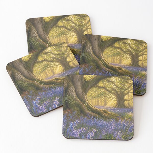 Item preview, Ancient Tree Surrounded by Purple Bluebells – English Woodland Spring Photography designed and sold by ThatSurreyLife.