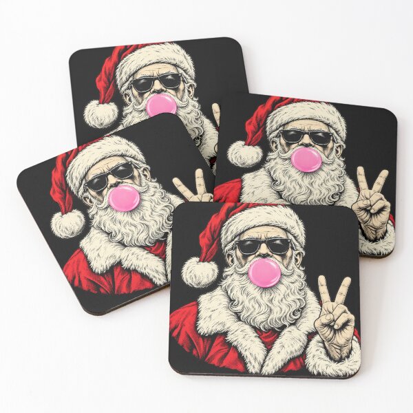 Item preview, Cool Santa Bubble Gum Sunglasses Peace Sign Christmas designed and sold by will freed18.