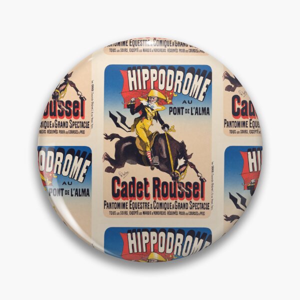 Item preview, Cadet Roussel Hippodrome Cheret 1898 designed and sold by artofuniverse.