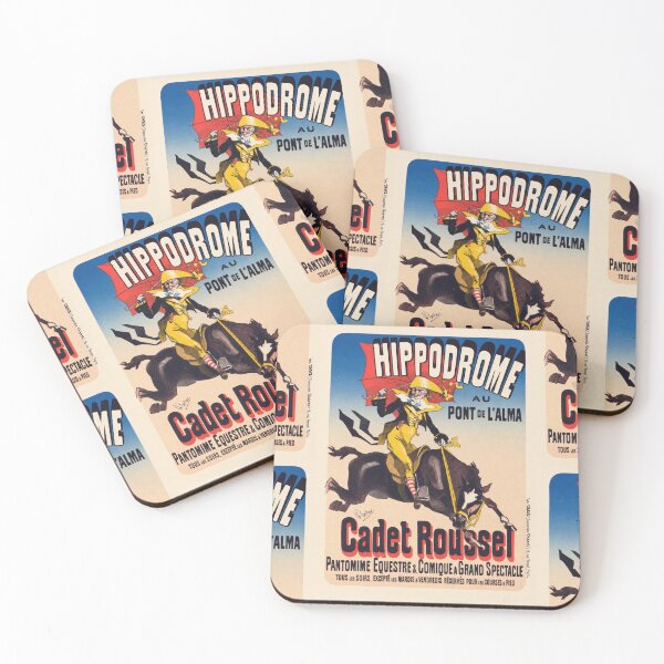 Item preview, Cadet Roussel Hippodrome Cheret 1898 designed and sold by artofuniverse.