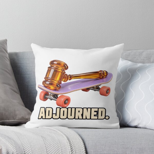 Item preview, Adjourned - Gavel Goes Skateboarding designed and sold by AmericanExtremist.