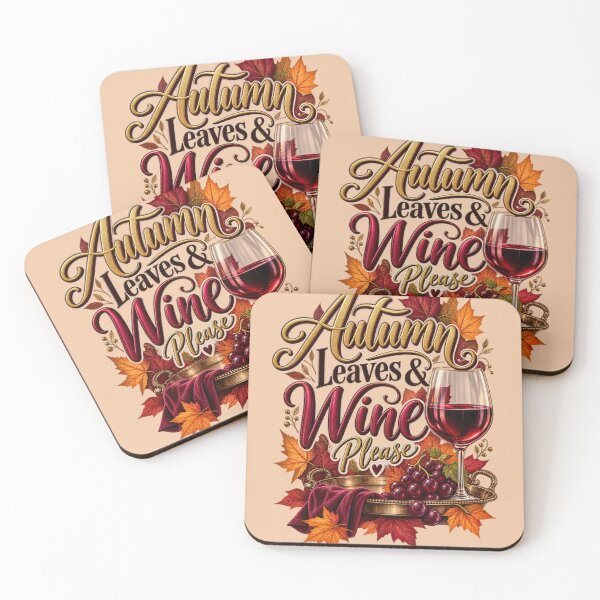 Item preview, Autumn Leaves and Wine Please designed and sold by MarselArt.