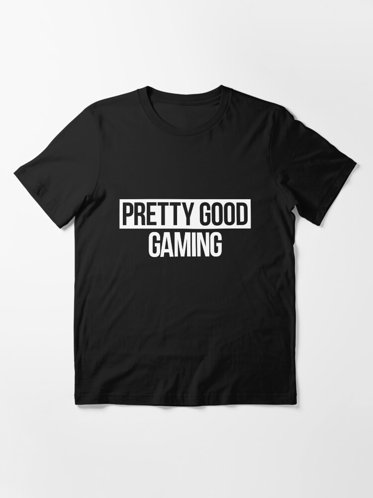 Alternate view of Pretty Good Gaming White Design Essential T-Shirt