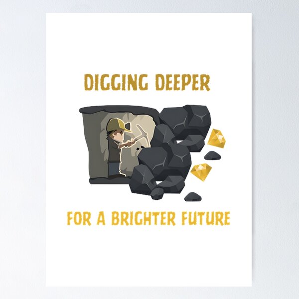 Item preview, Mining Engineering Illustration Featuring Industrial Equipment and Excavation Design designed and sold by rodrigoRAQ2411.